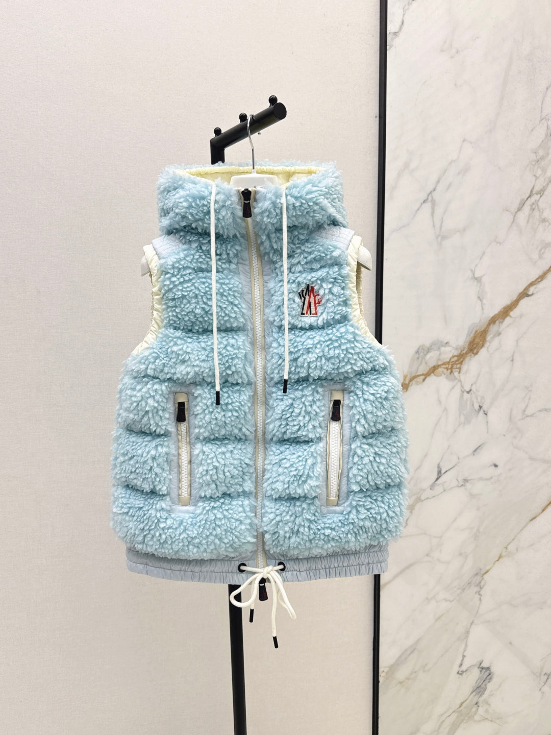 Monc New lambswool vest down jacket