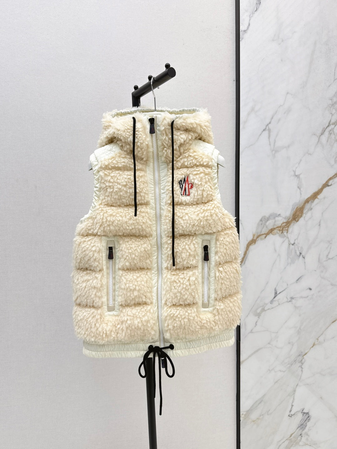Monc New lambswool vest down jacket