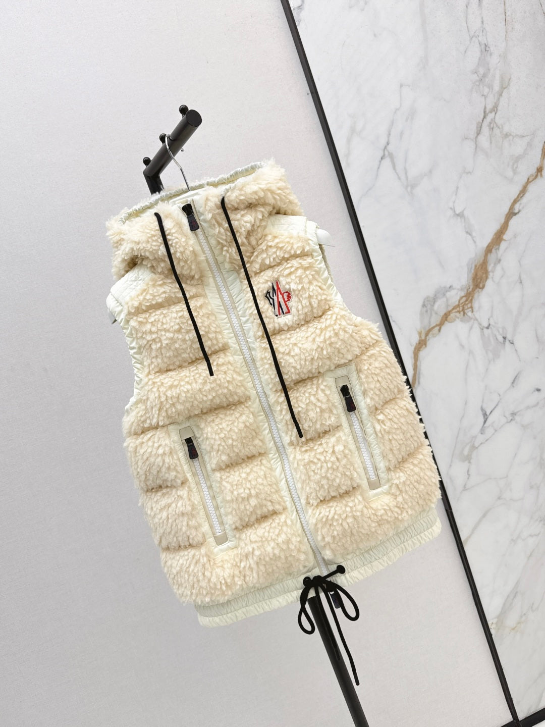 Monc New lambswool vest down jacket