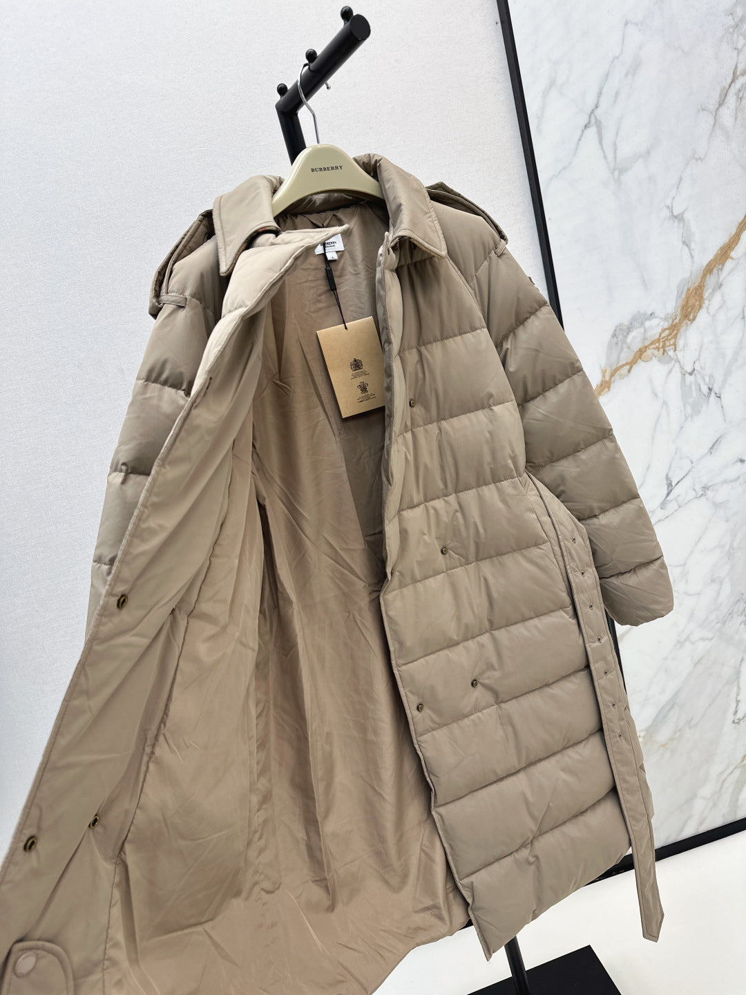 Bur New Double-breasted long down jacket