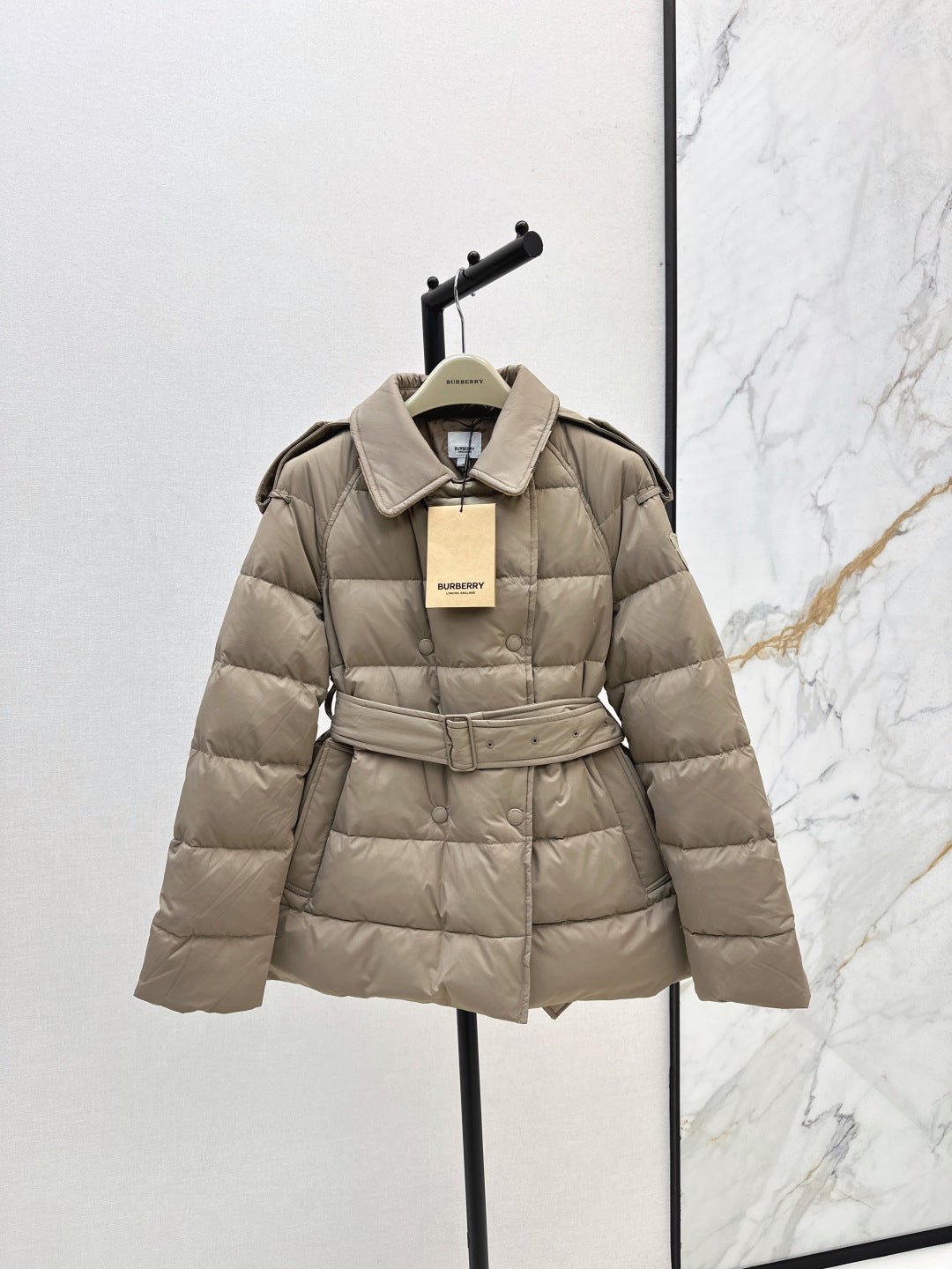 Bur New Double-breasted short down jacket