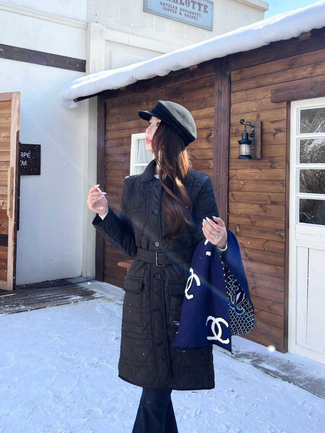 CD New lapel long jacket