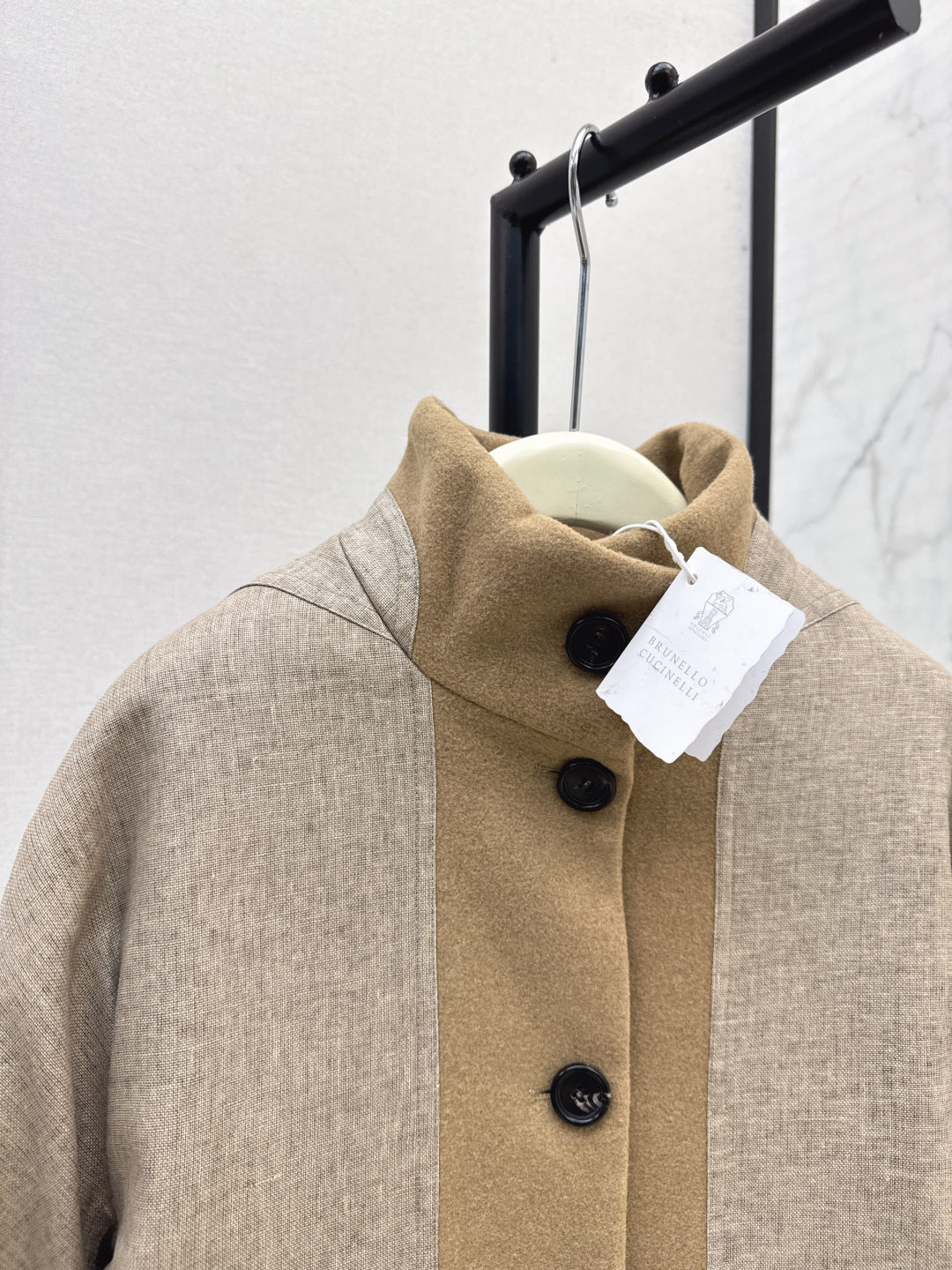 Loro New stand collar coat