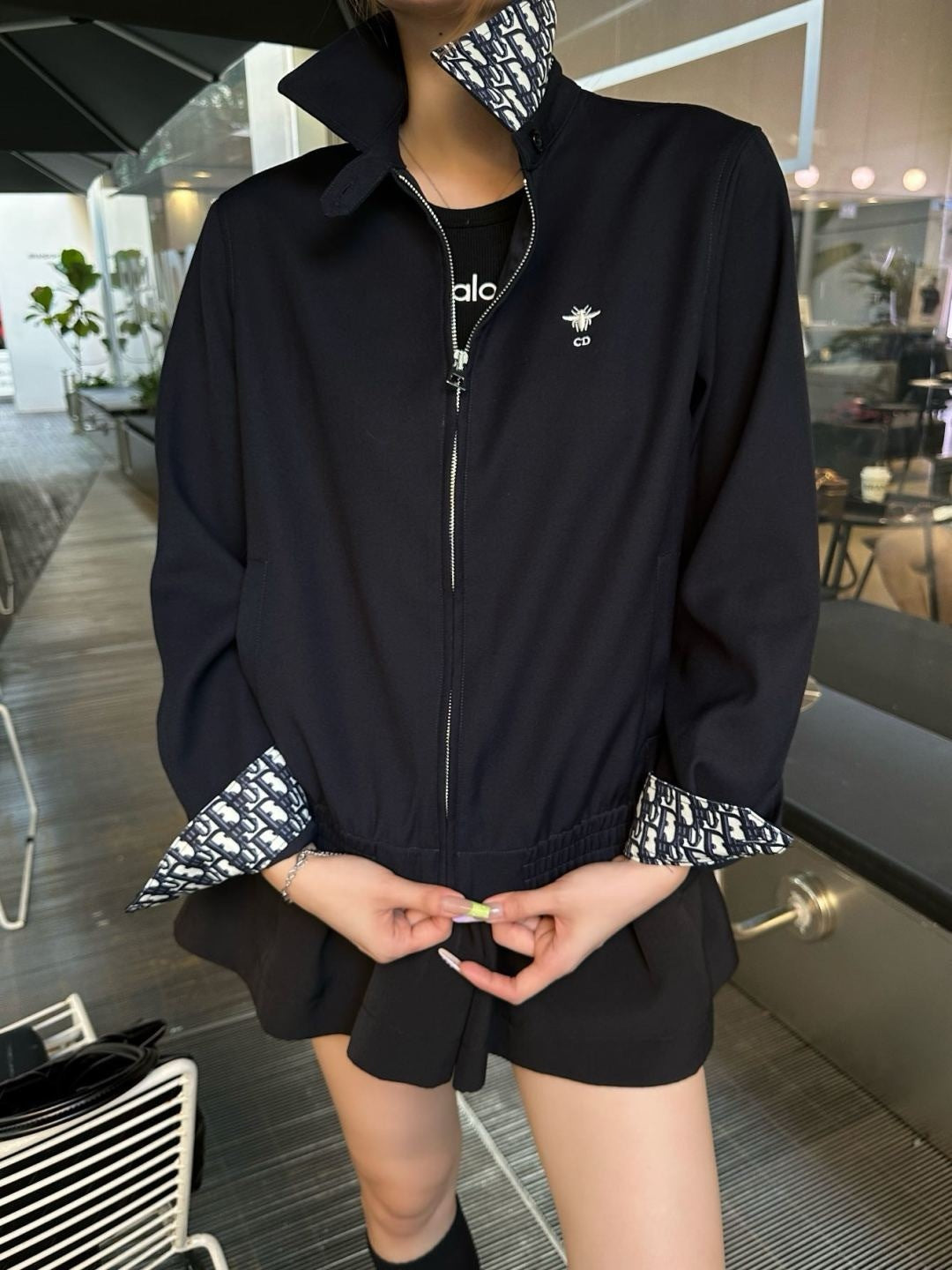 CD New patchwork jacket