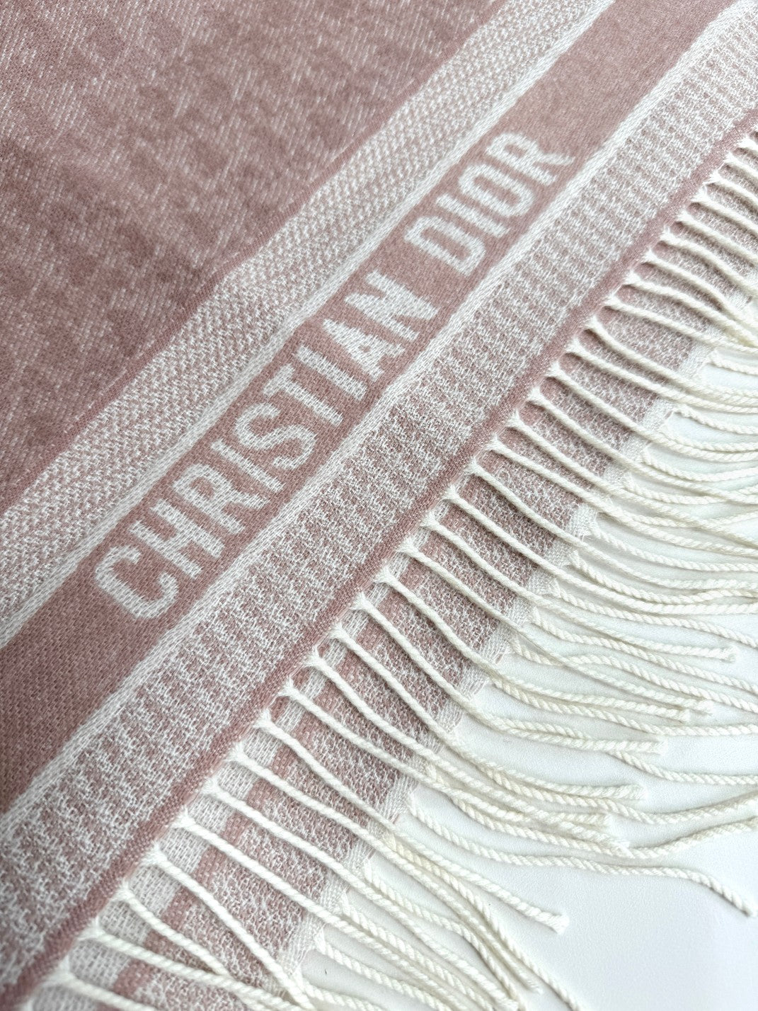 CD Classic printed double-sided cashmere scarf