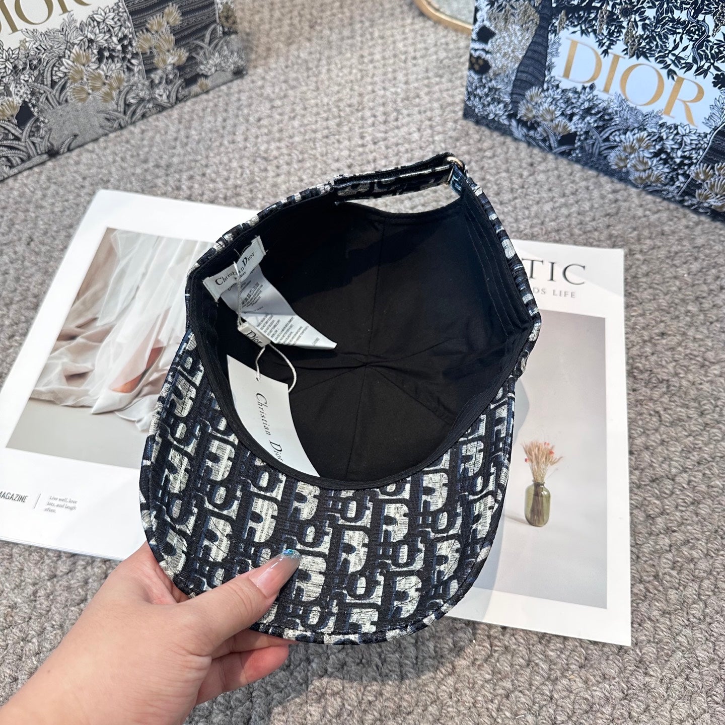 CD classic distressed baseball cap