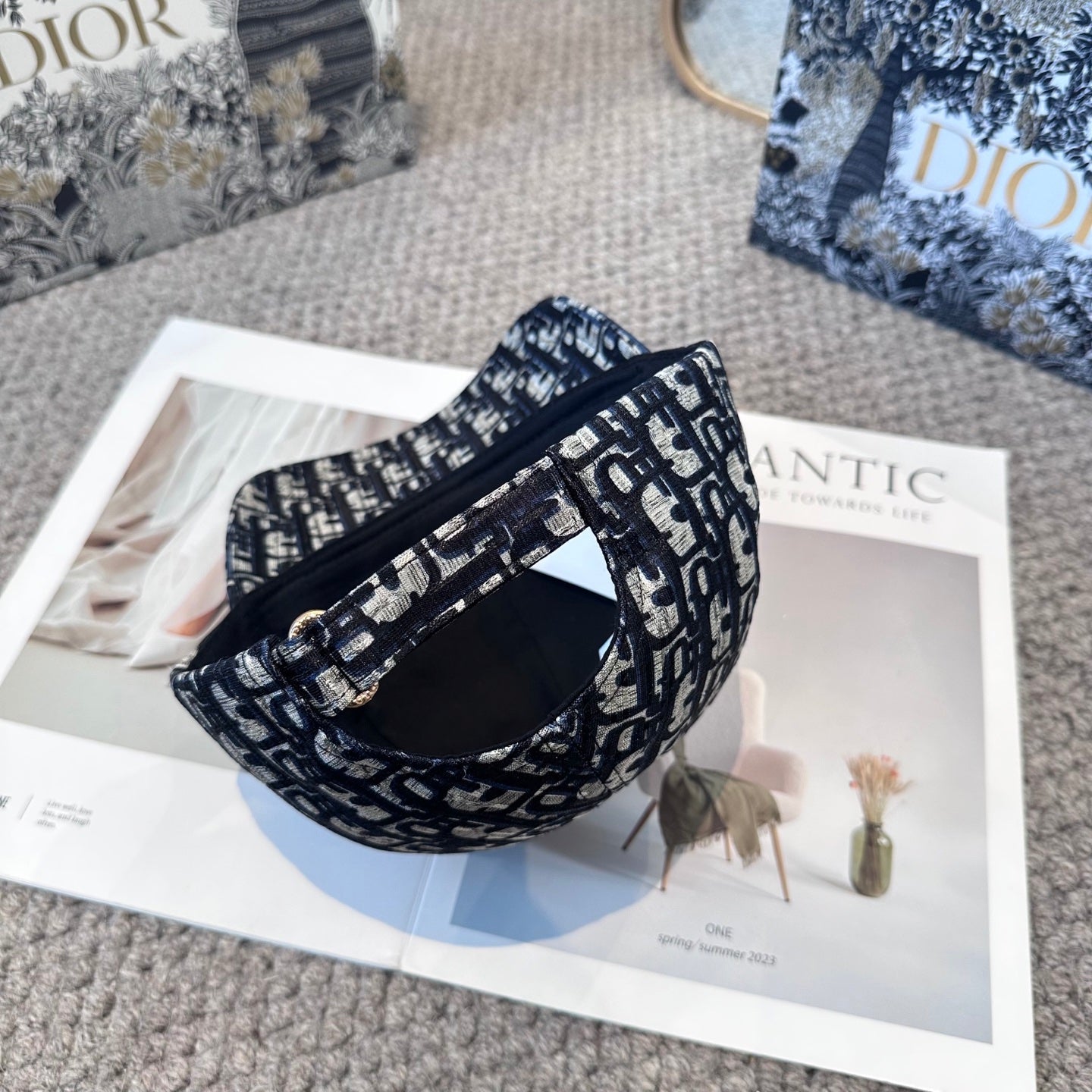 CD classic distressed baseball cap