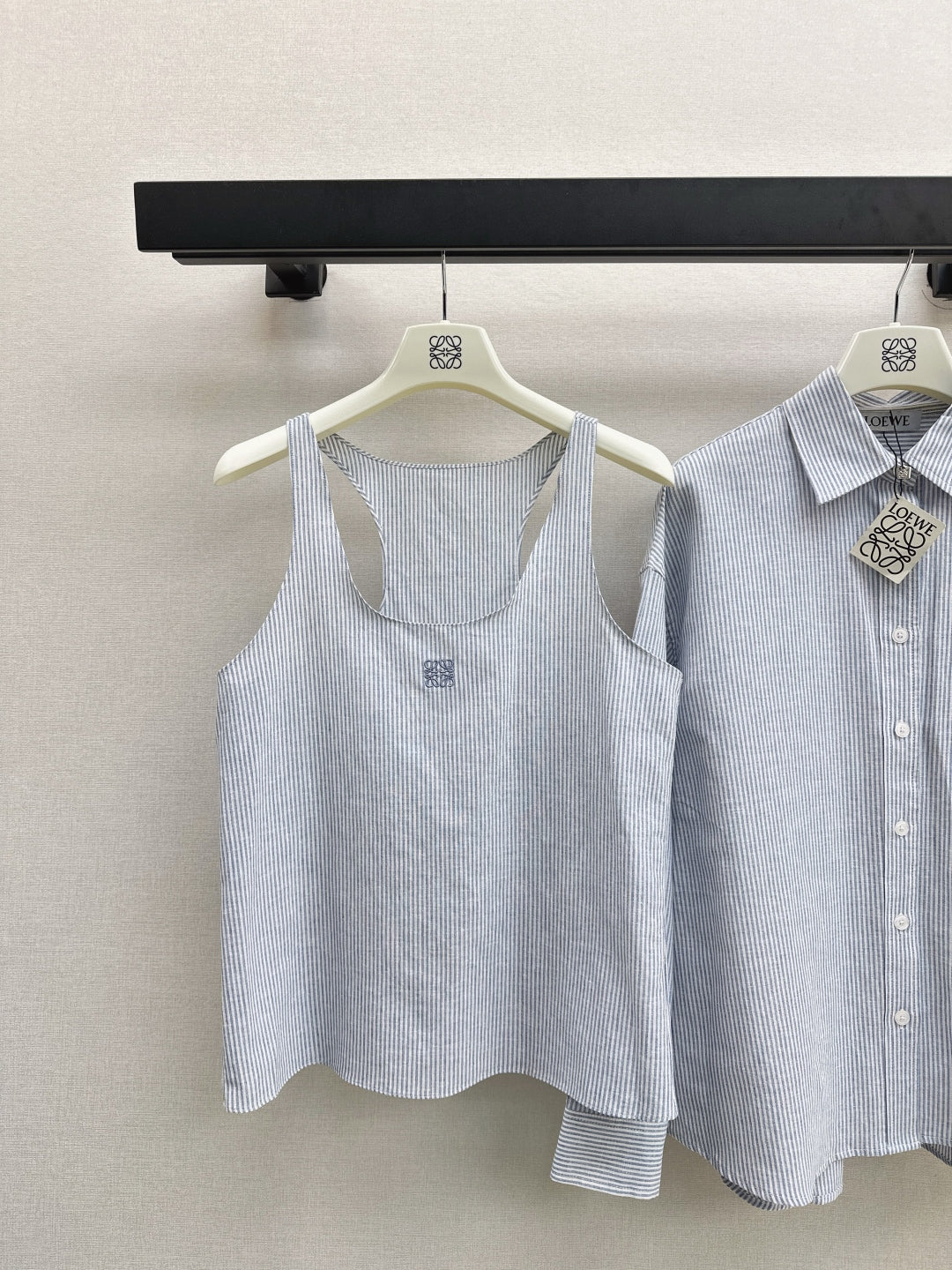 Loe New Striped vest + shirt