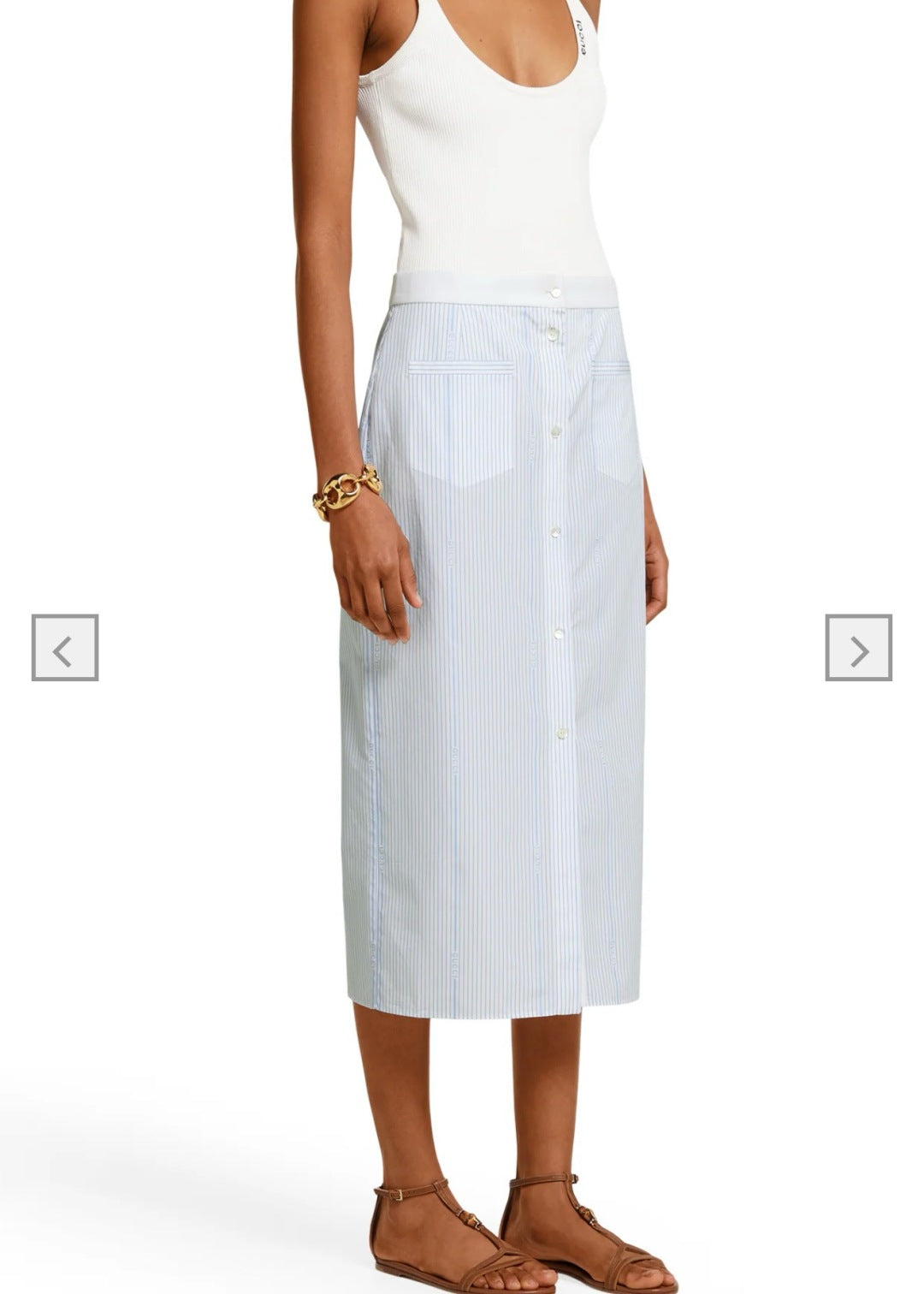 Guc New printed skirt