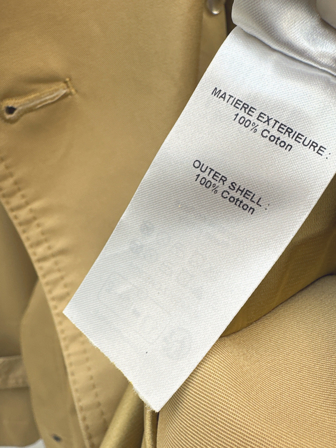 Chl New color-block trench coat