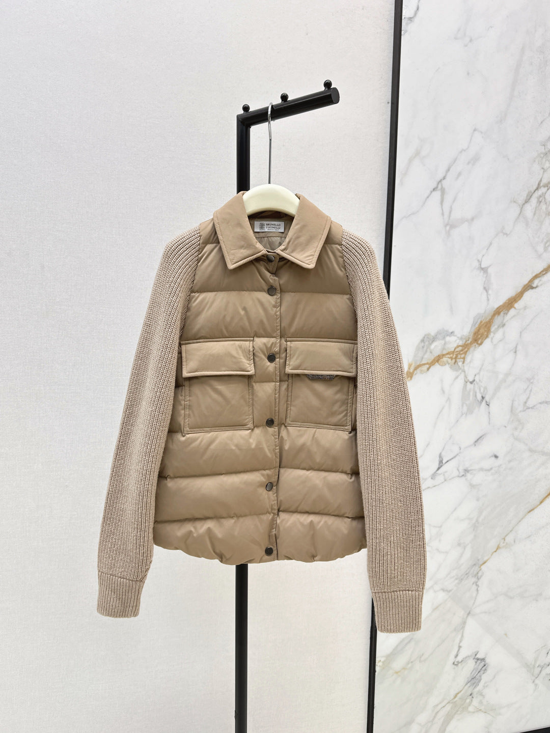 Brune New lapel down jacket