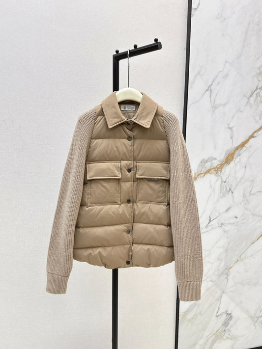 Brune New lapel down jacket