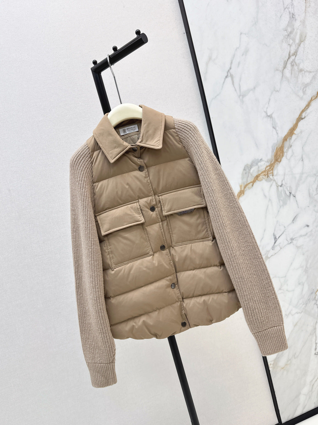 Brune New lapel down jacket