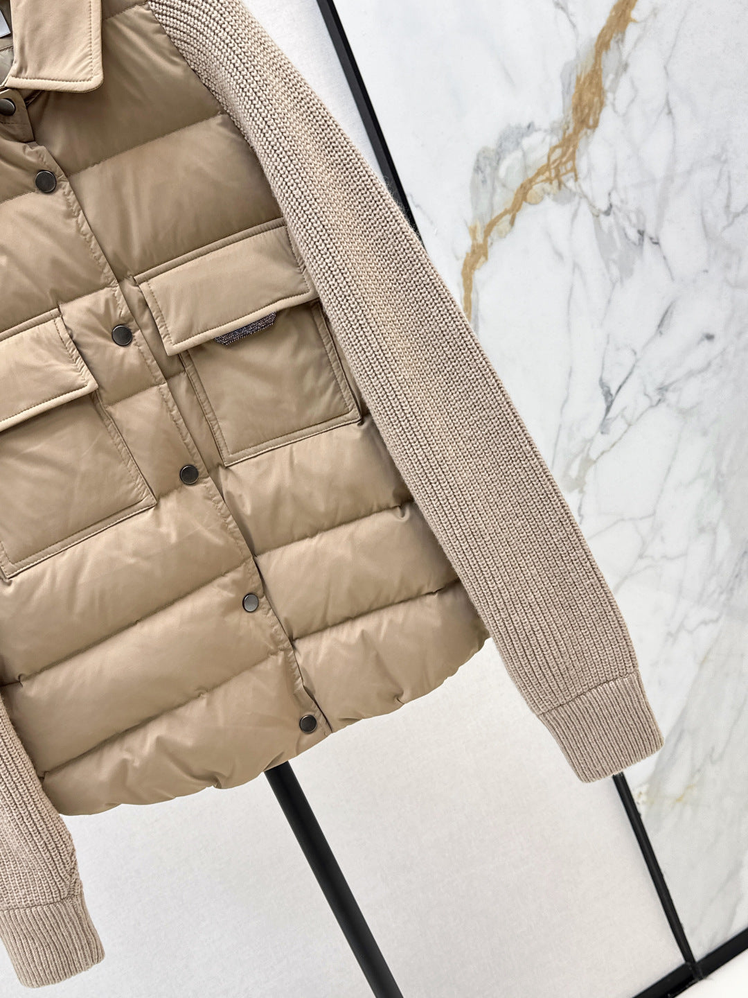 Brune New lapel down jacket