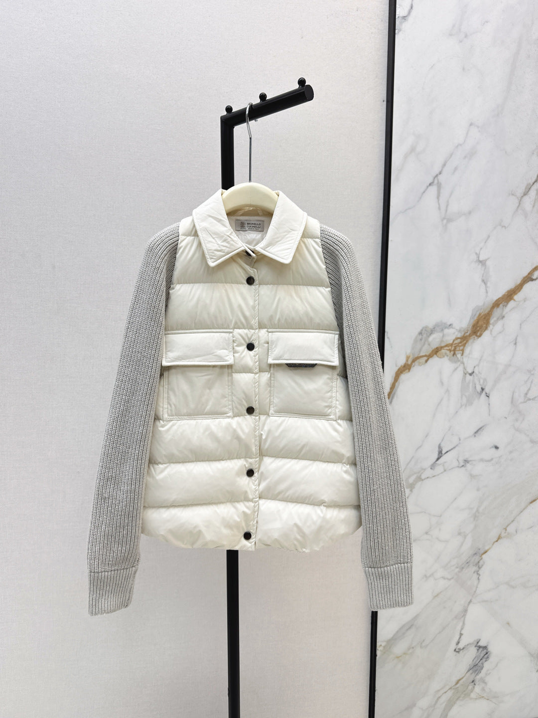 Brune New lapel down jacket