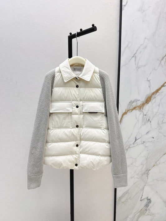 Brune New lapel down jacket