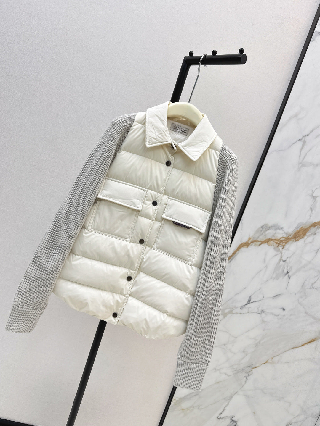 Brune New lapel down jacket