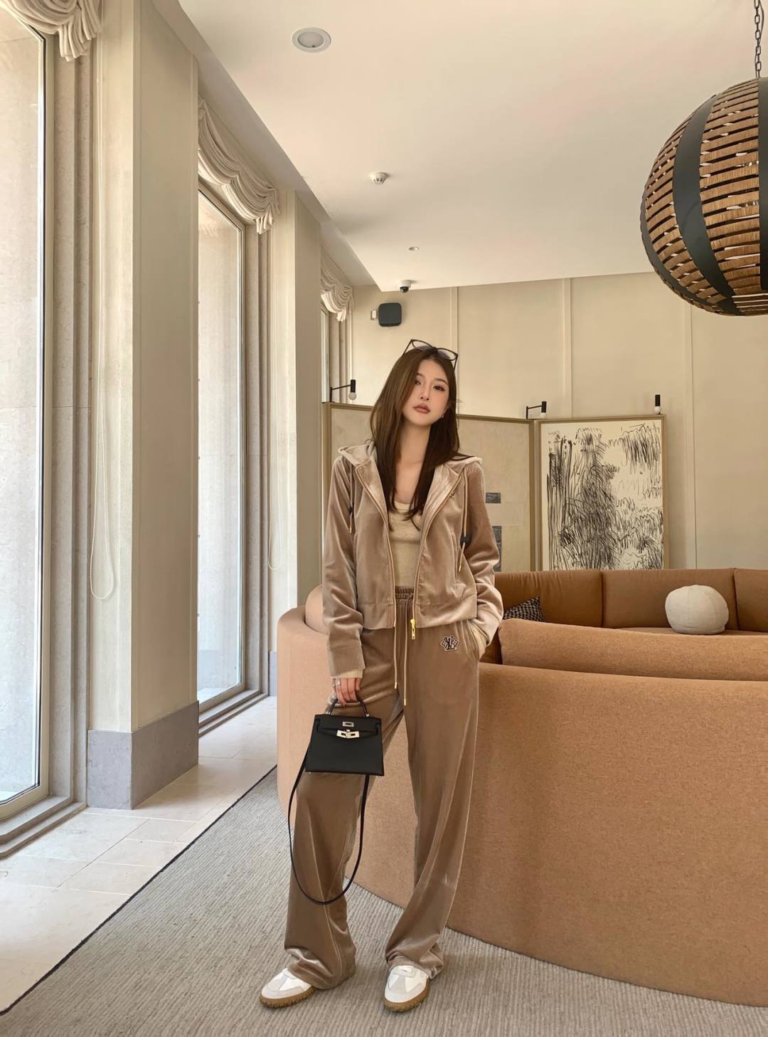 Louis New velvet suit