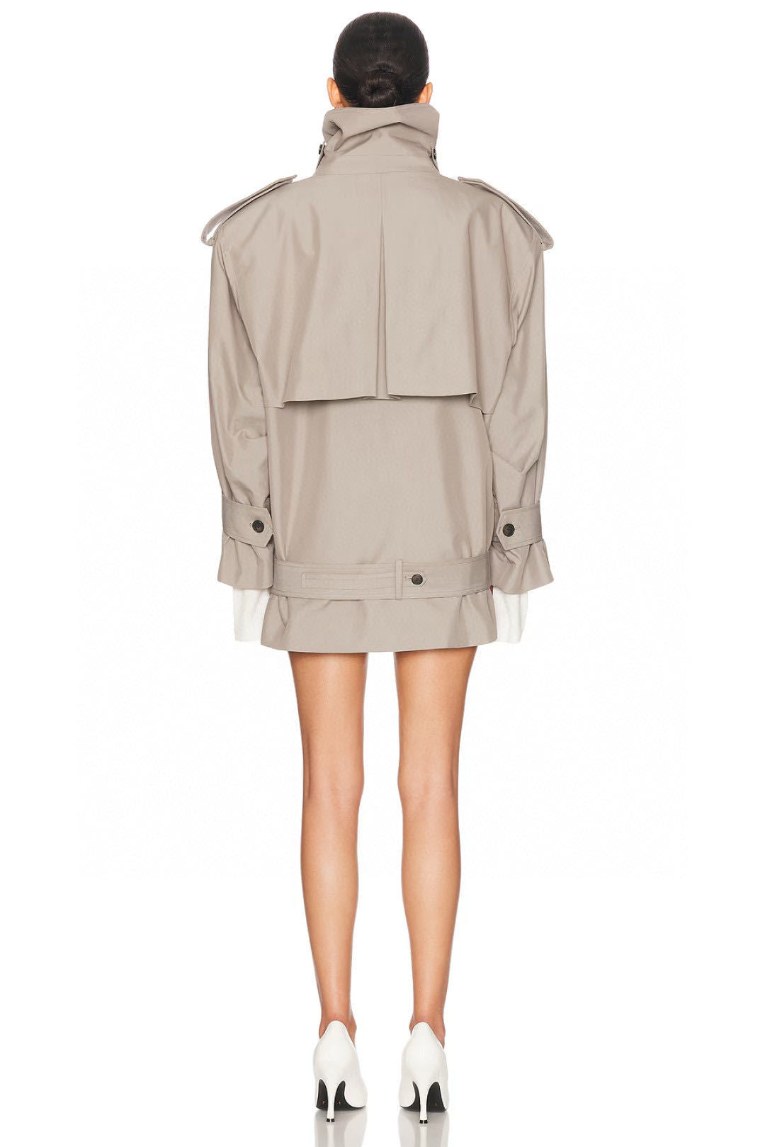 HE NEW broad shoulder jacket