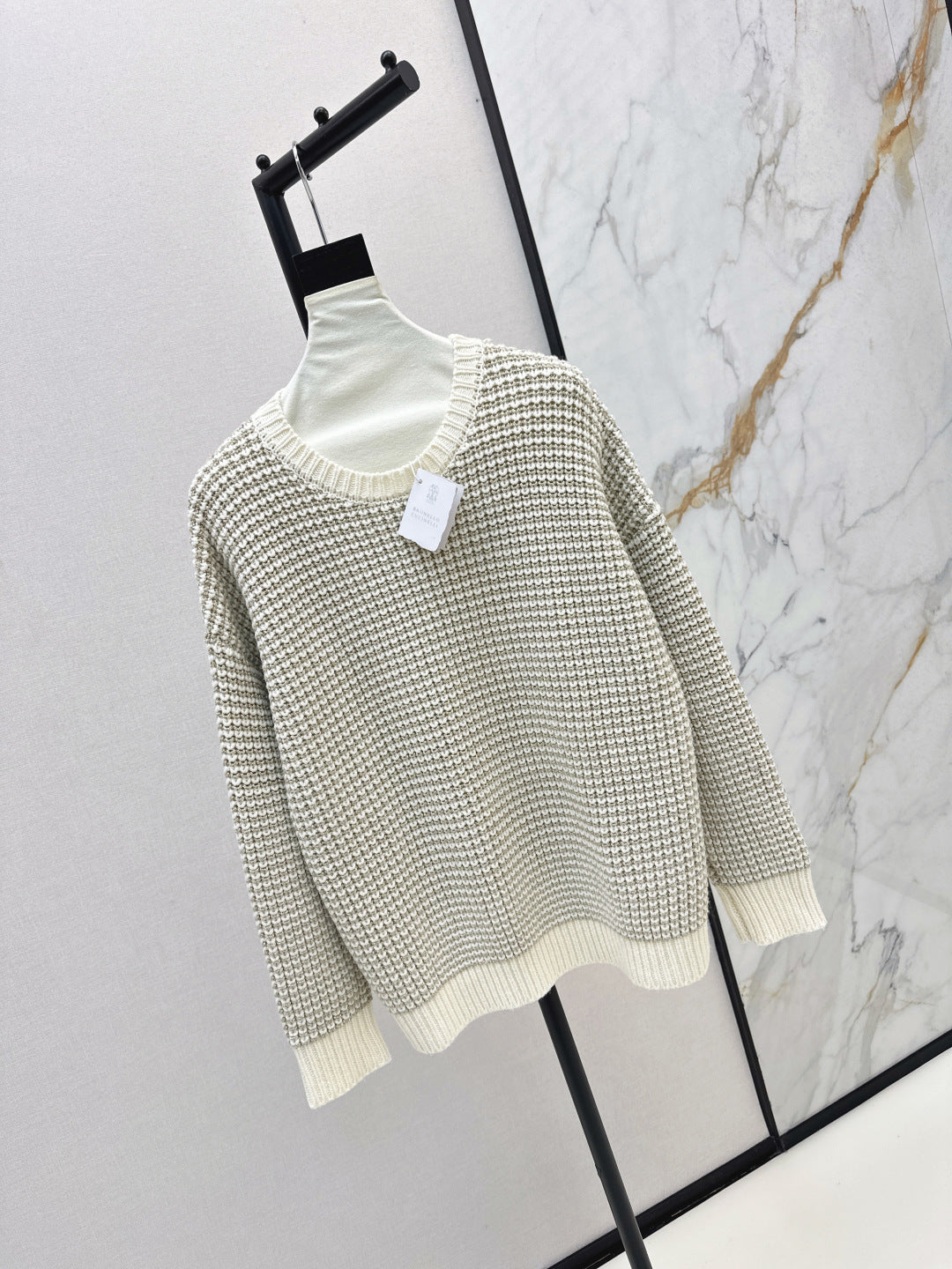 Brune NEW hollow crew neck sweater