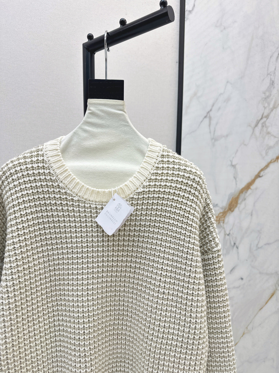 Brune NEW hollow crew neck sweater