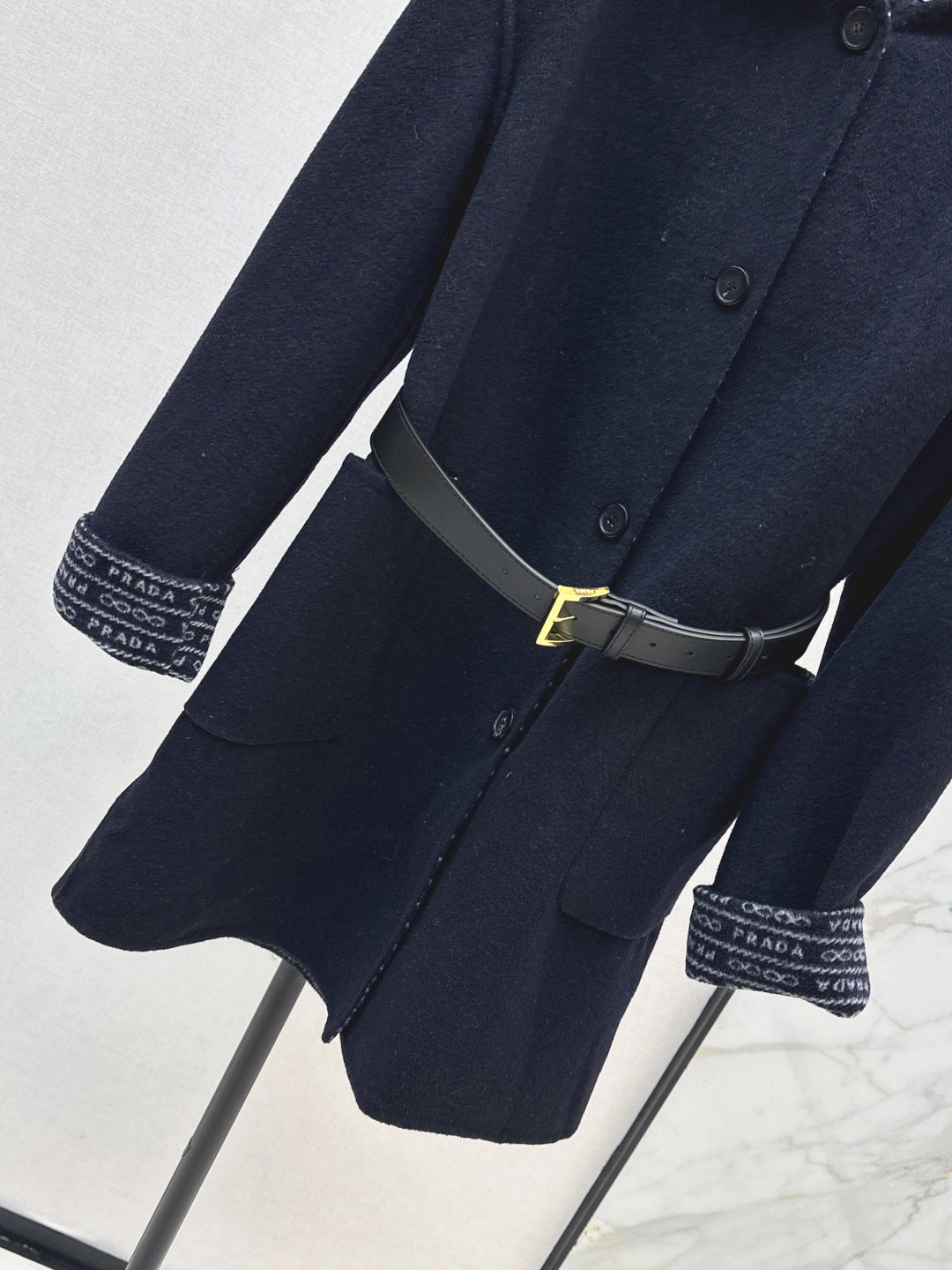 Pra NEW Hooded wool coat