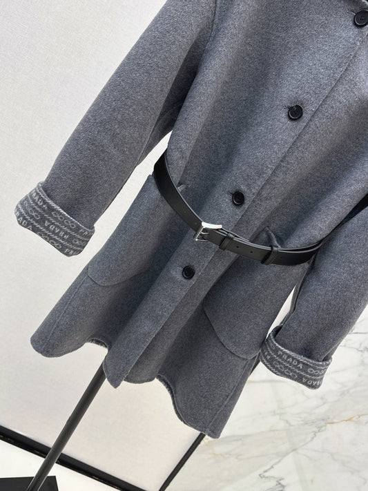 Pra NEW Hooded wool coat
