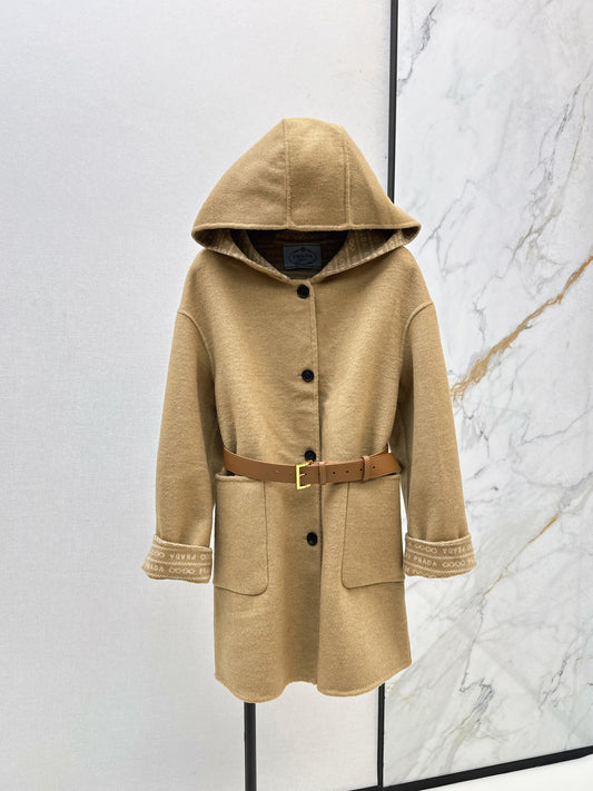 Pra NEW Hooded wool coat