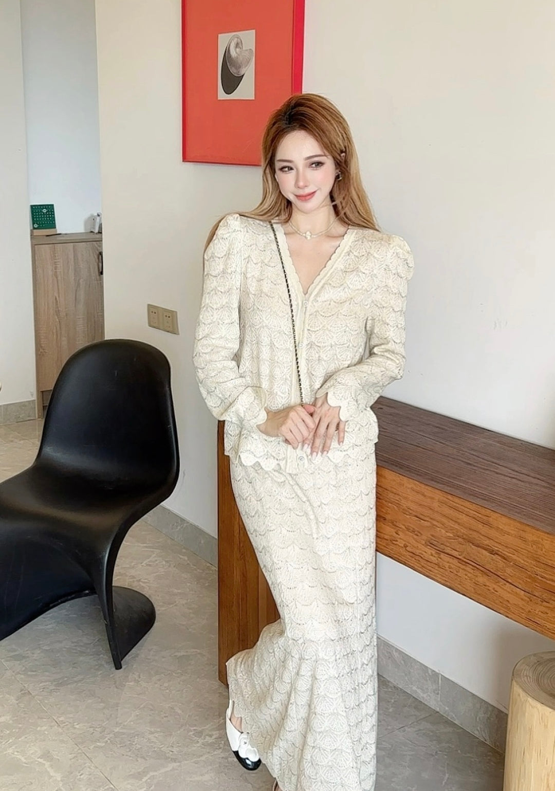 Chan NEW knitted suit