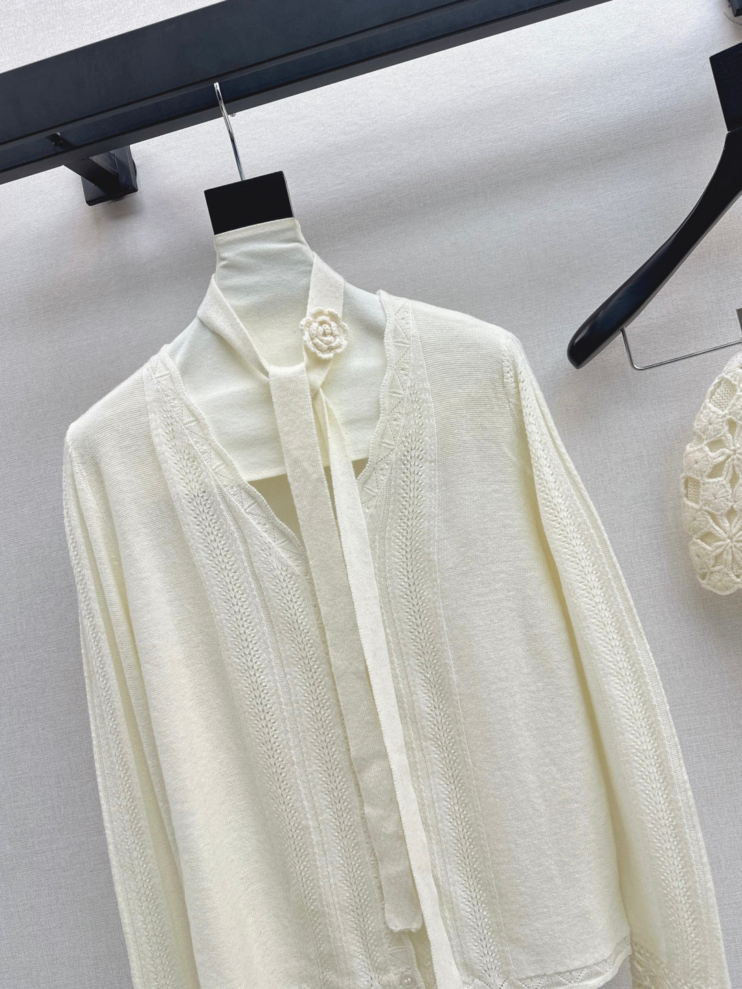 Chan NEW Cardigan + knitted hat