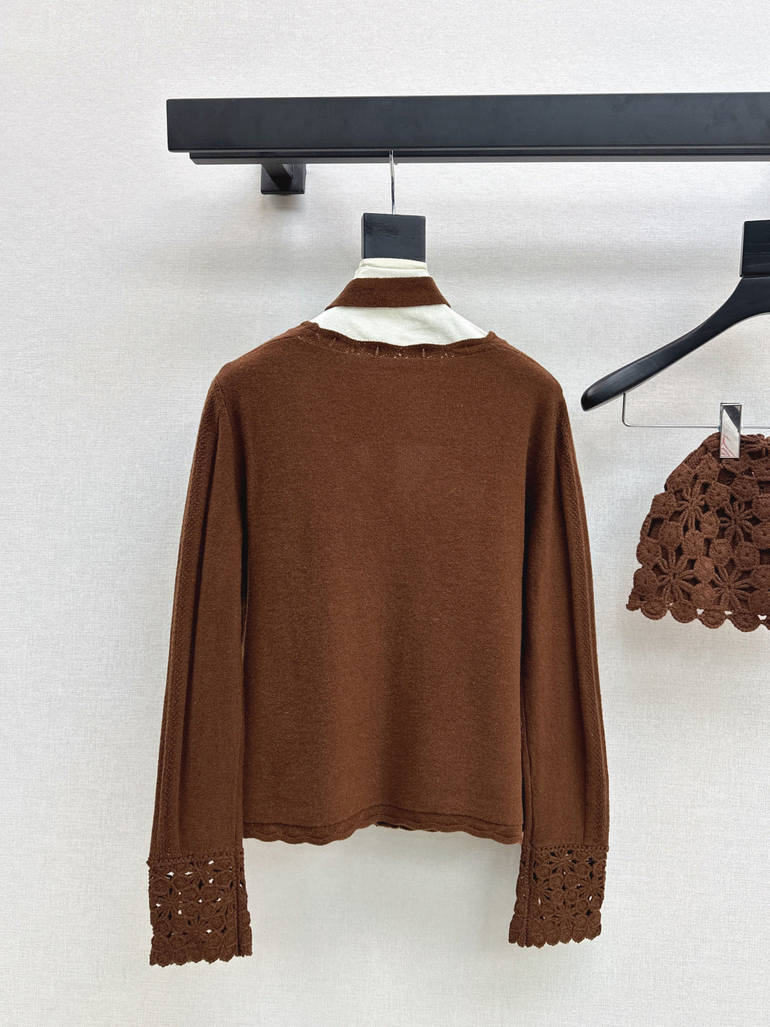 Chan NEW Cardigan + knitted hat