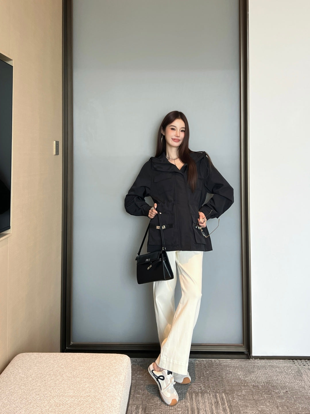 Herm NEW Hooded windbreaker jacket