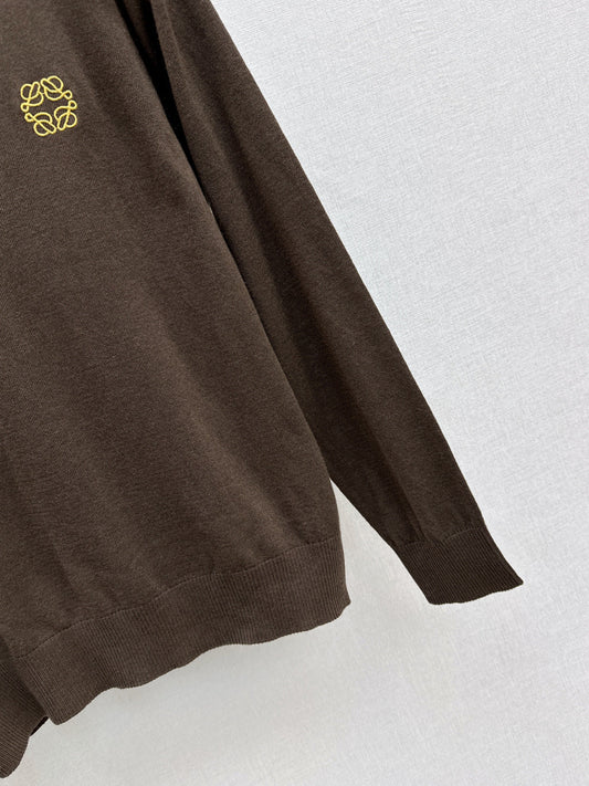 Loe NEW Embroidered wool sweater
