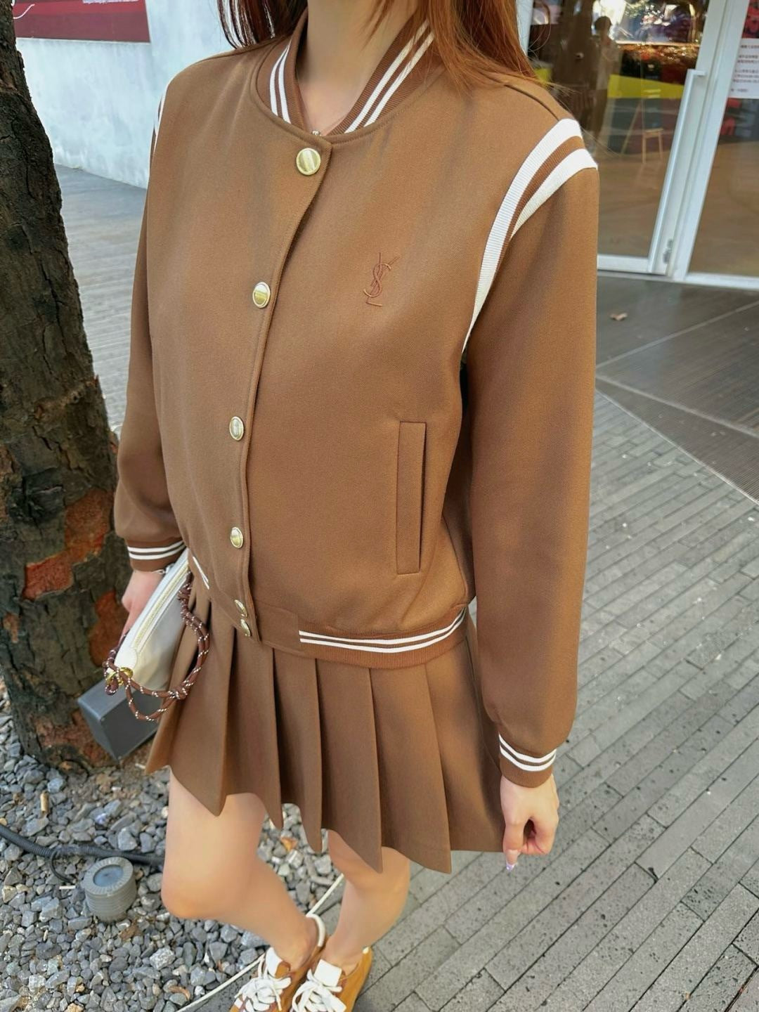 Saint NEW  jacket + pleated skirt