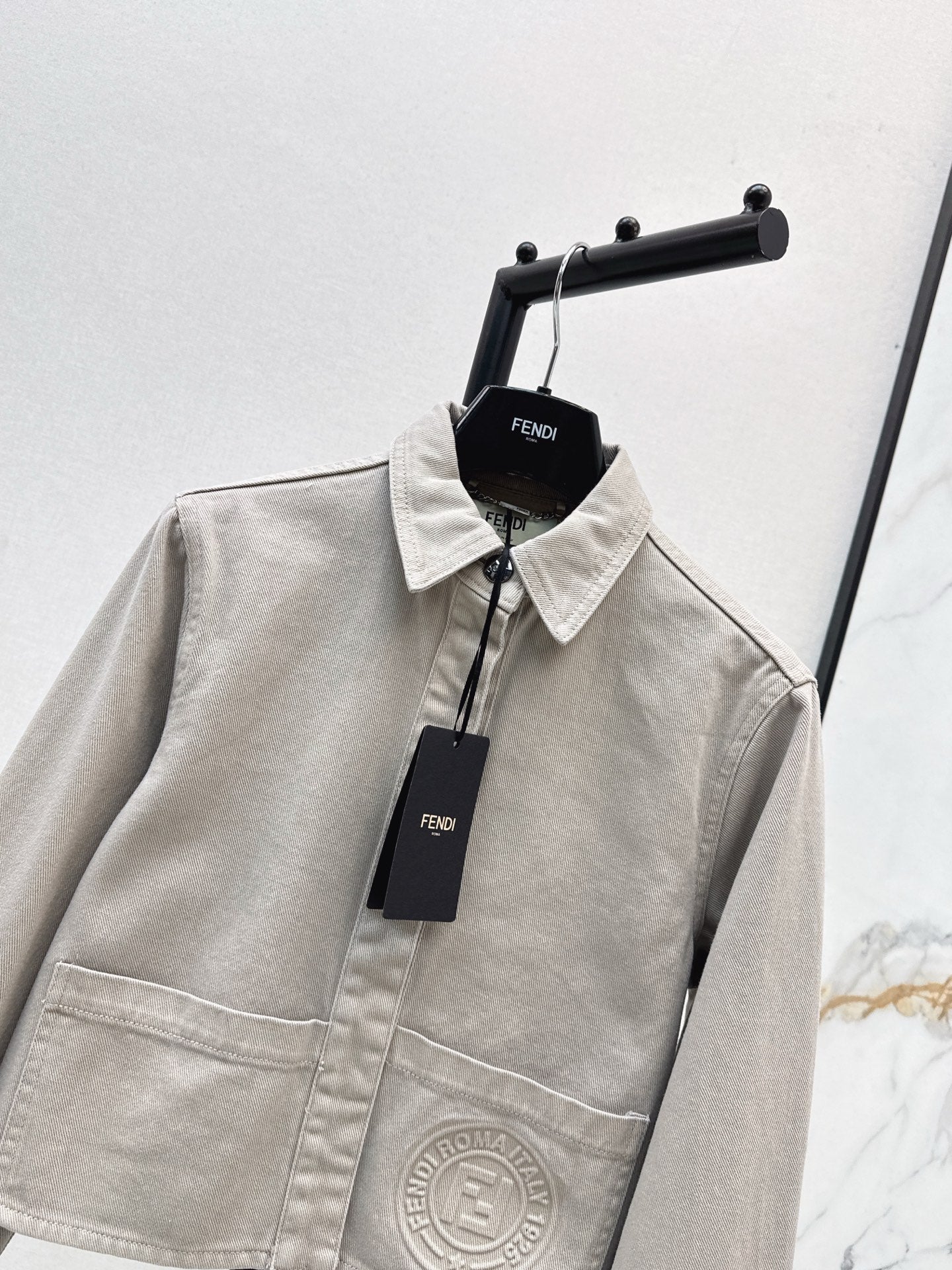 Fend NEW Cropped denim jacket