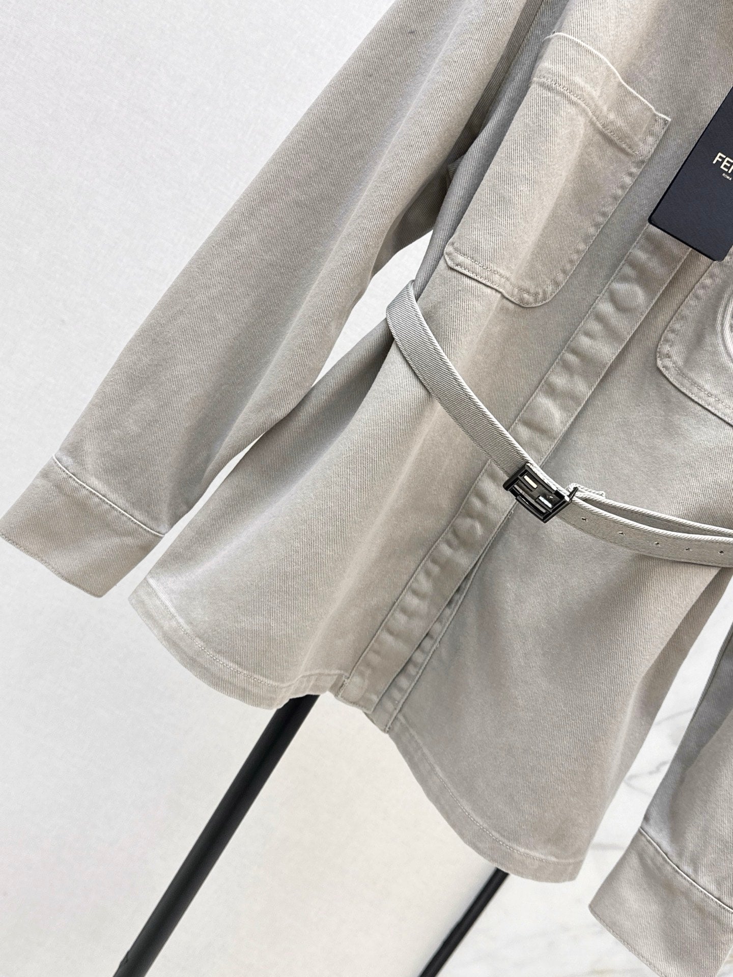 Fend NEW Long denim jacket