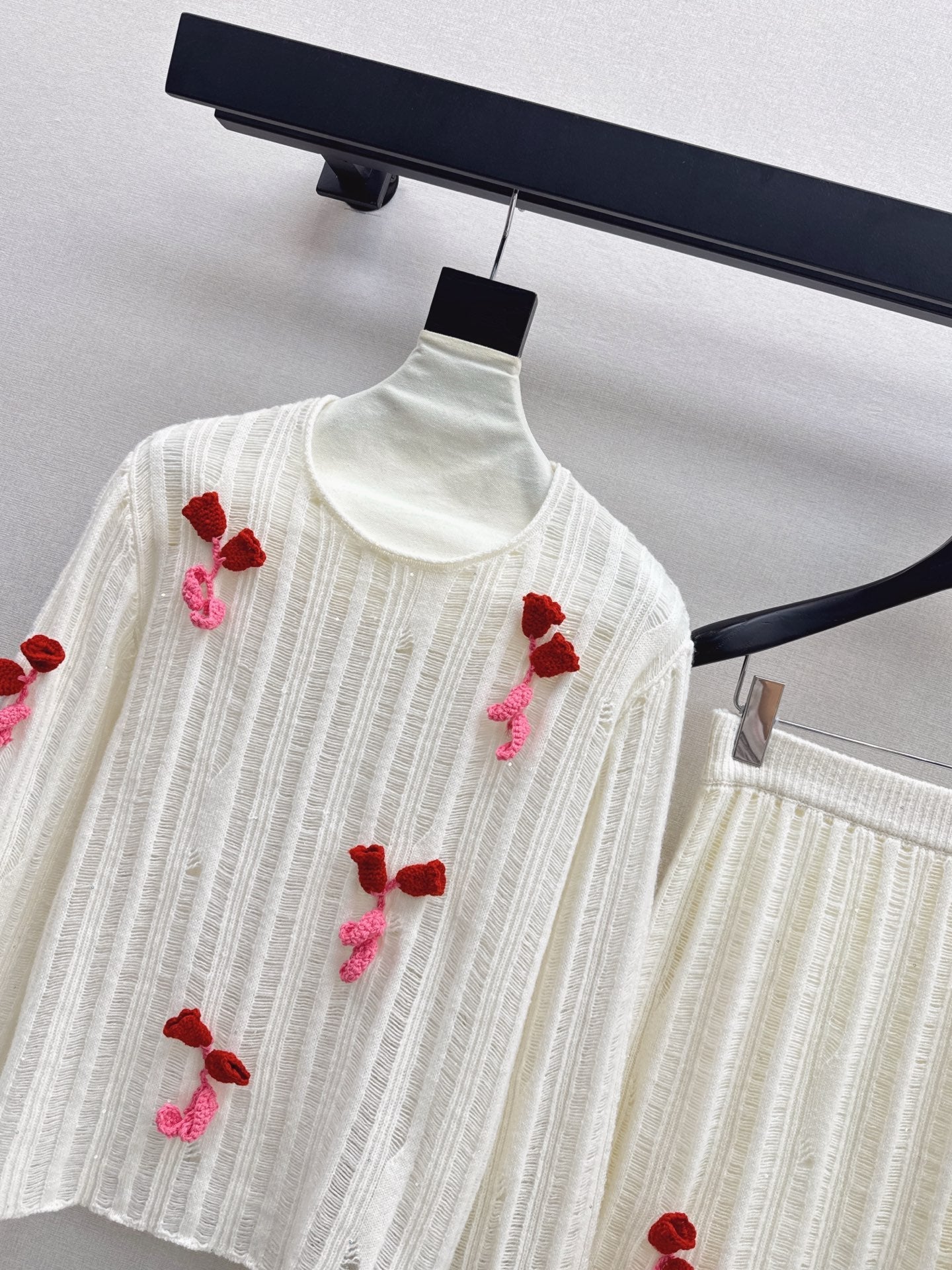 Chan NEW sweater + skirt set