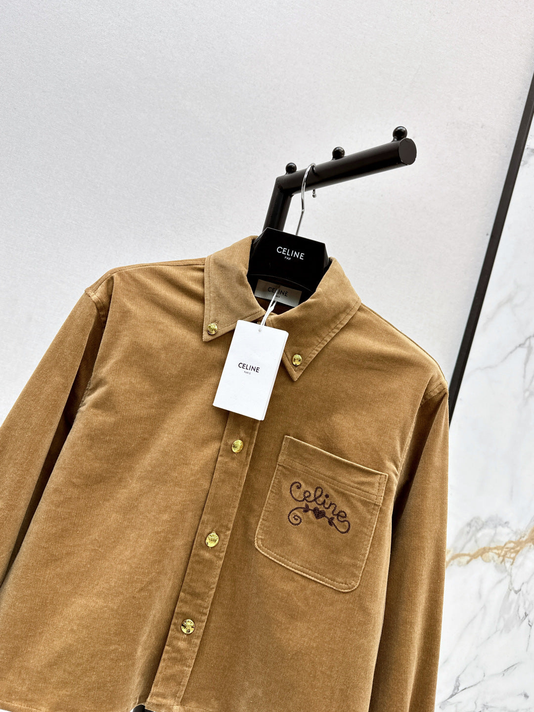 Ce1ni  NEW  corduroy shirt