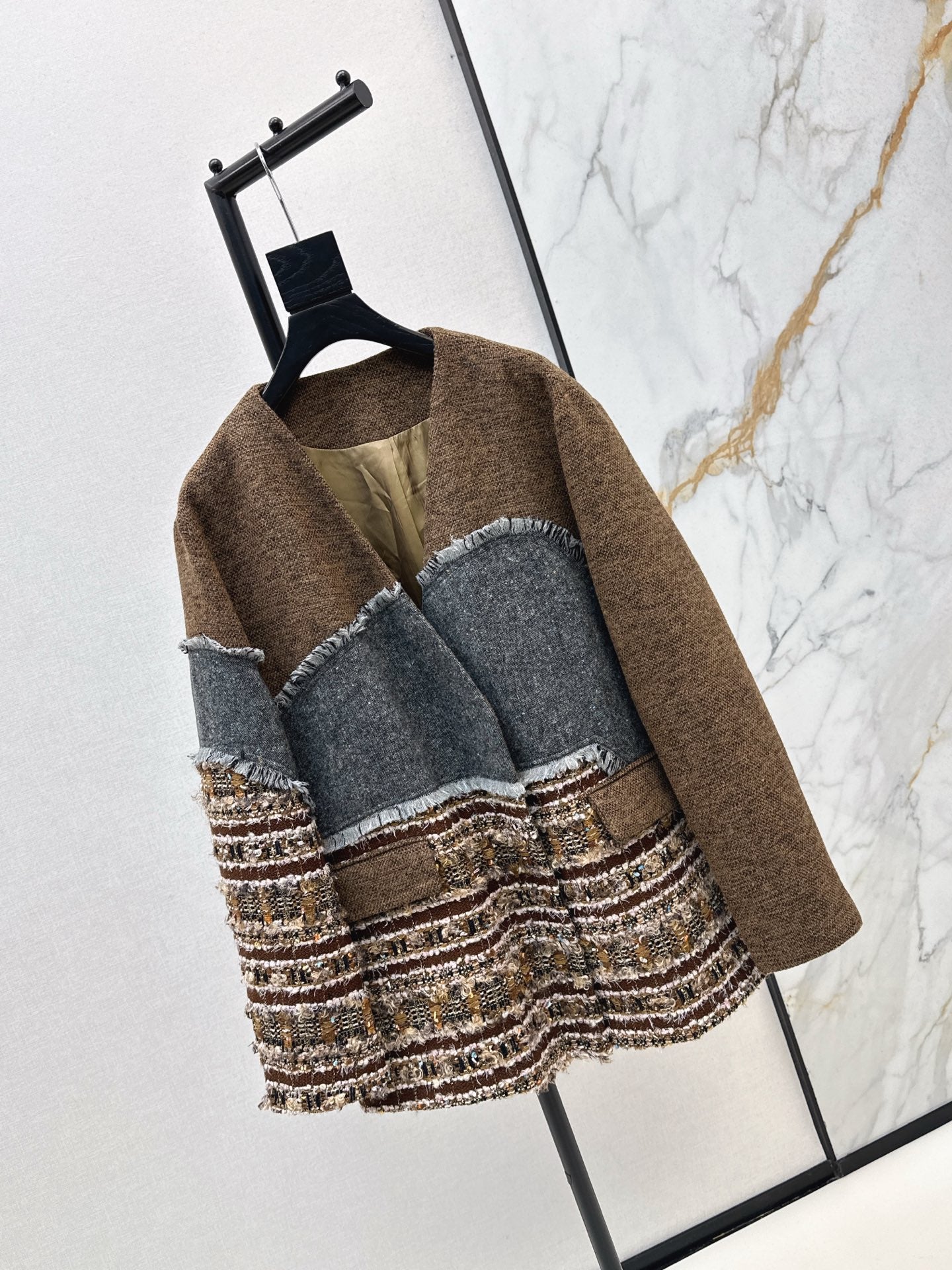 25Ss NEW woven blazer