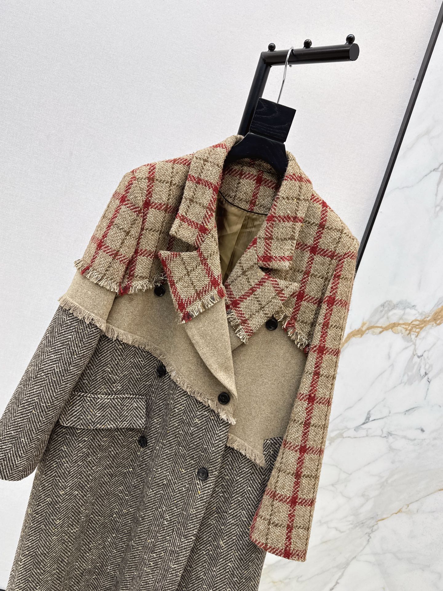 25Ss NEW color-block coat