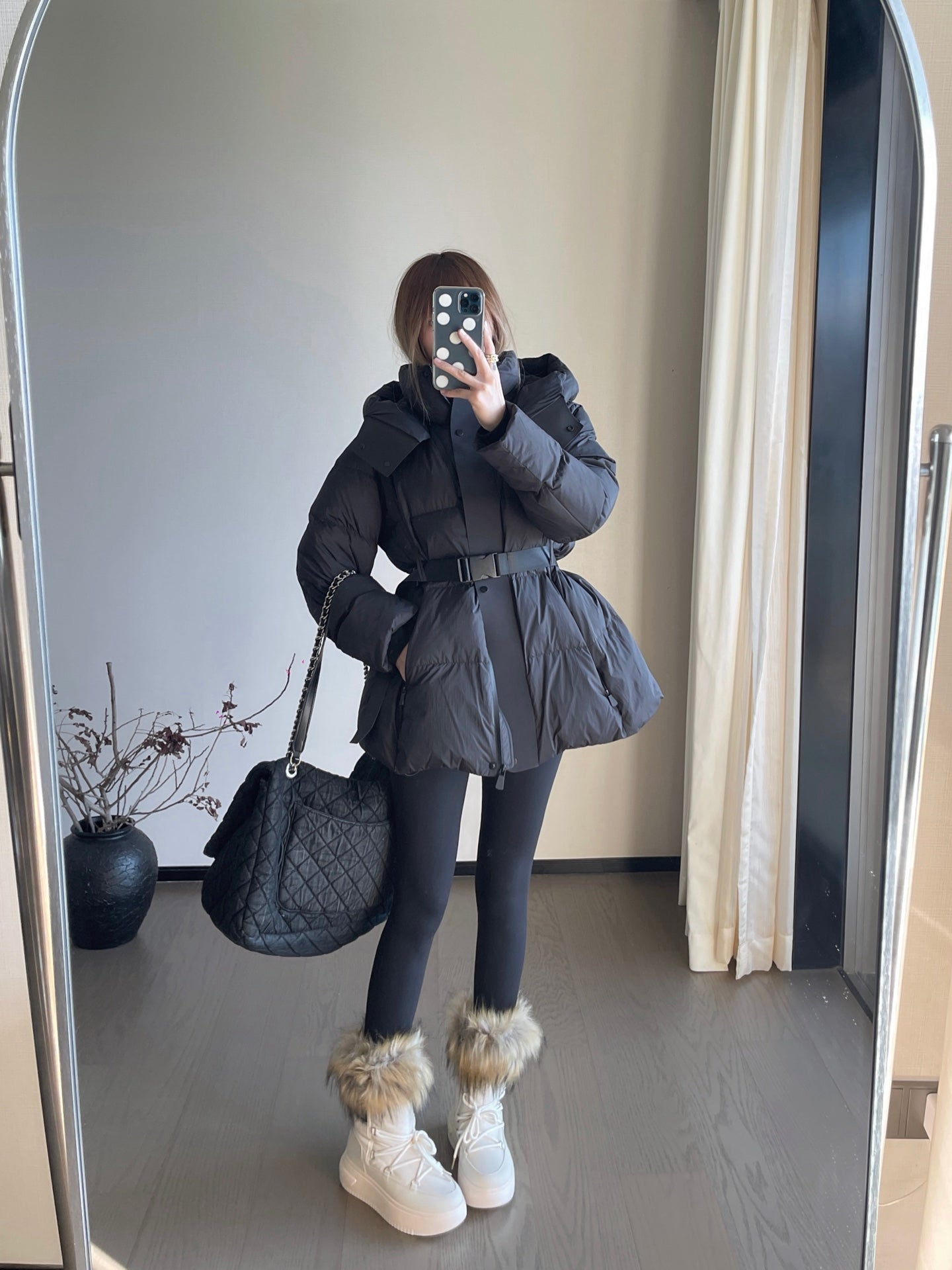 Bur NEW hooded down jacket