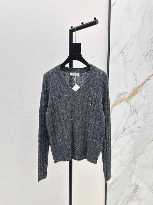 Brun NEW V-neck sweater
