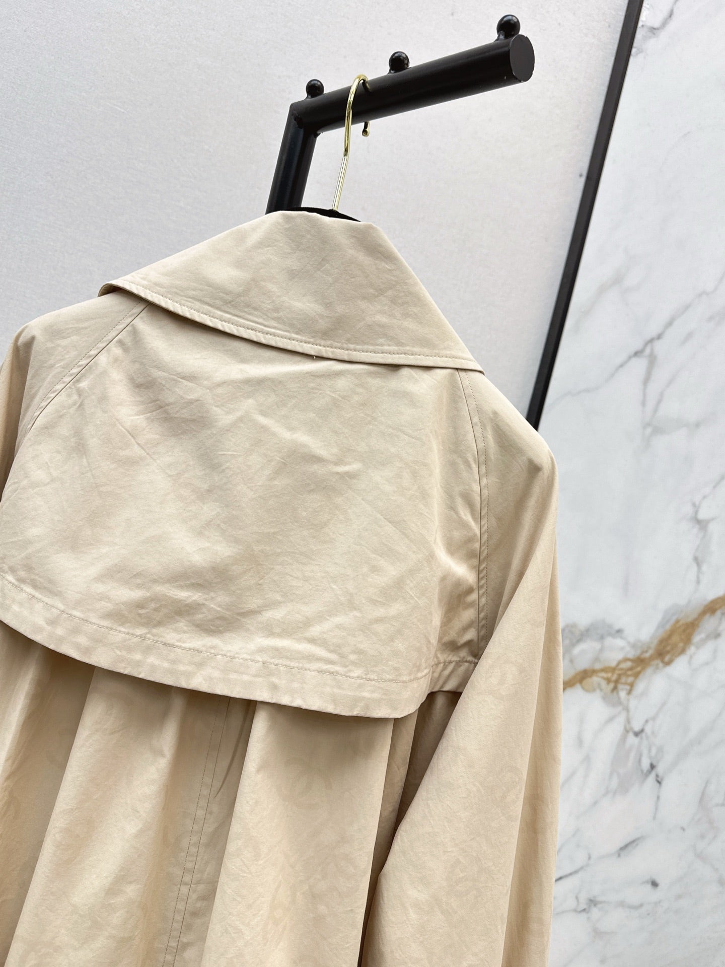 Chan NEW jacquard trench coat