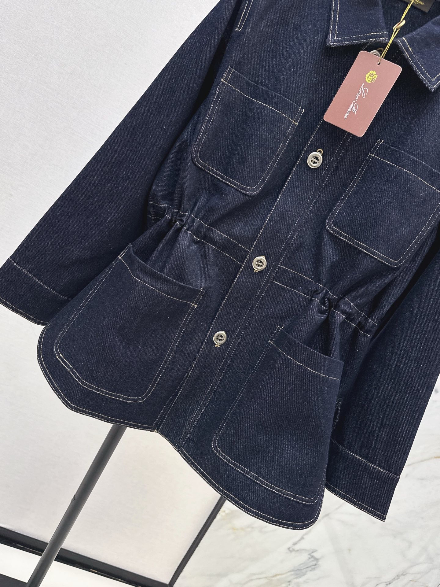 Loro NEW drawstring denim jacket