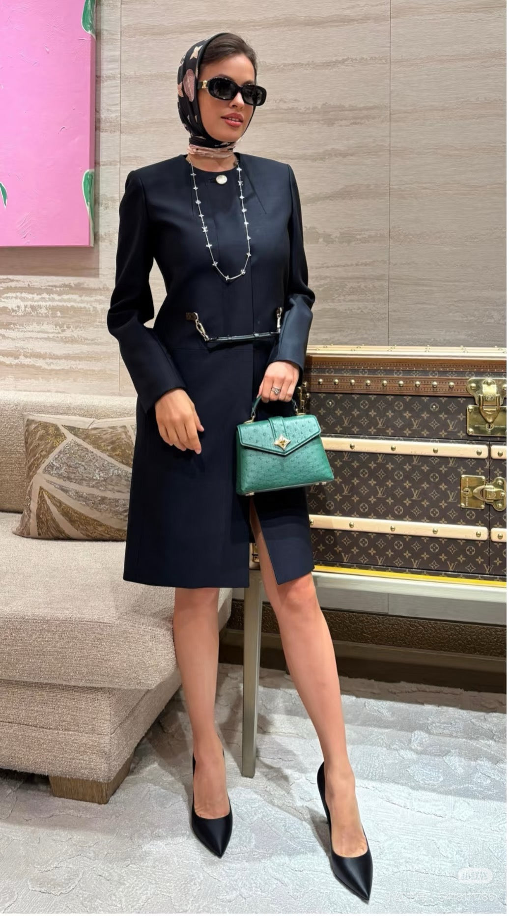 Louis NEW Leather buckle jacket