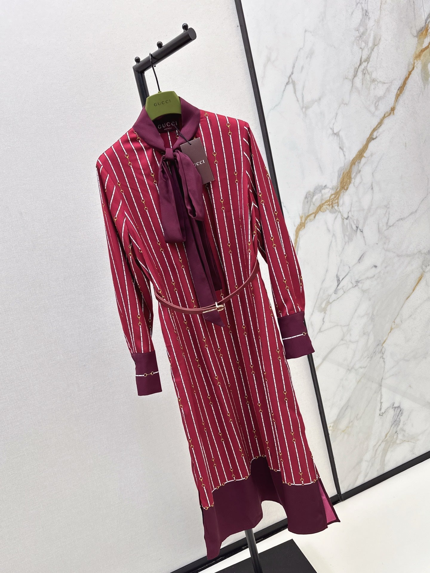 Guc NEW Belted dress