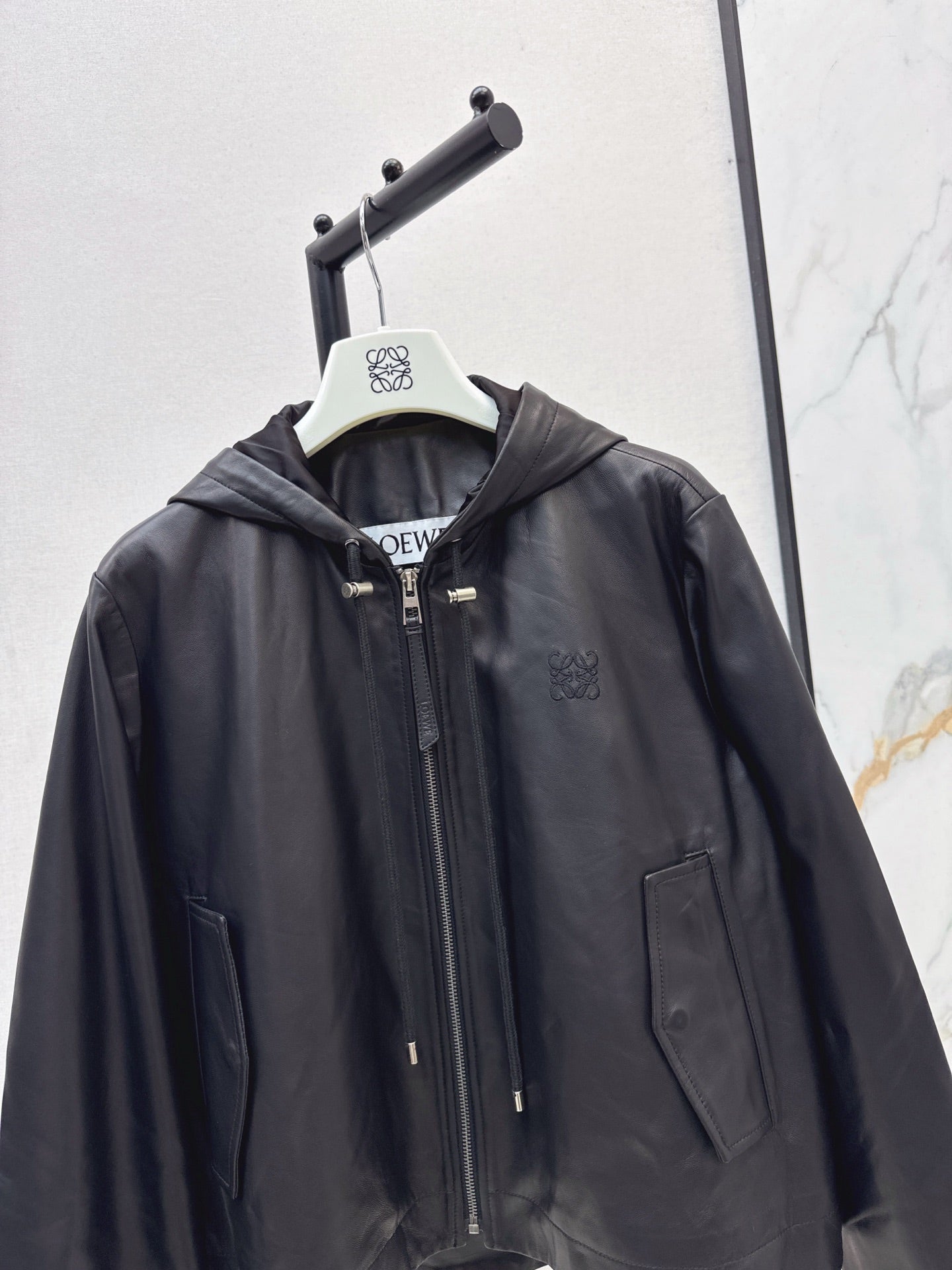 Loe NEW Sheepskin hooded jacket