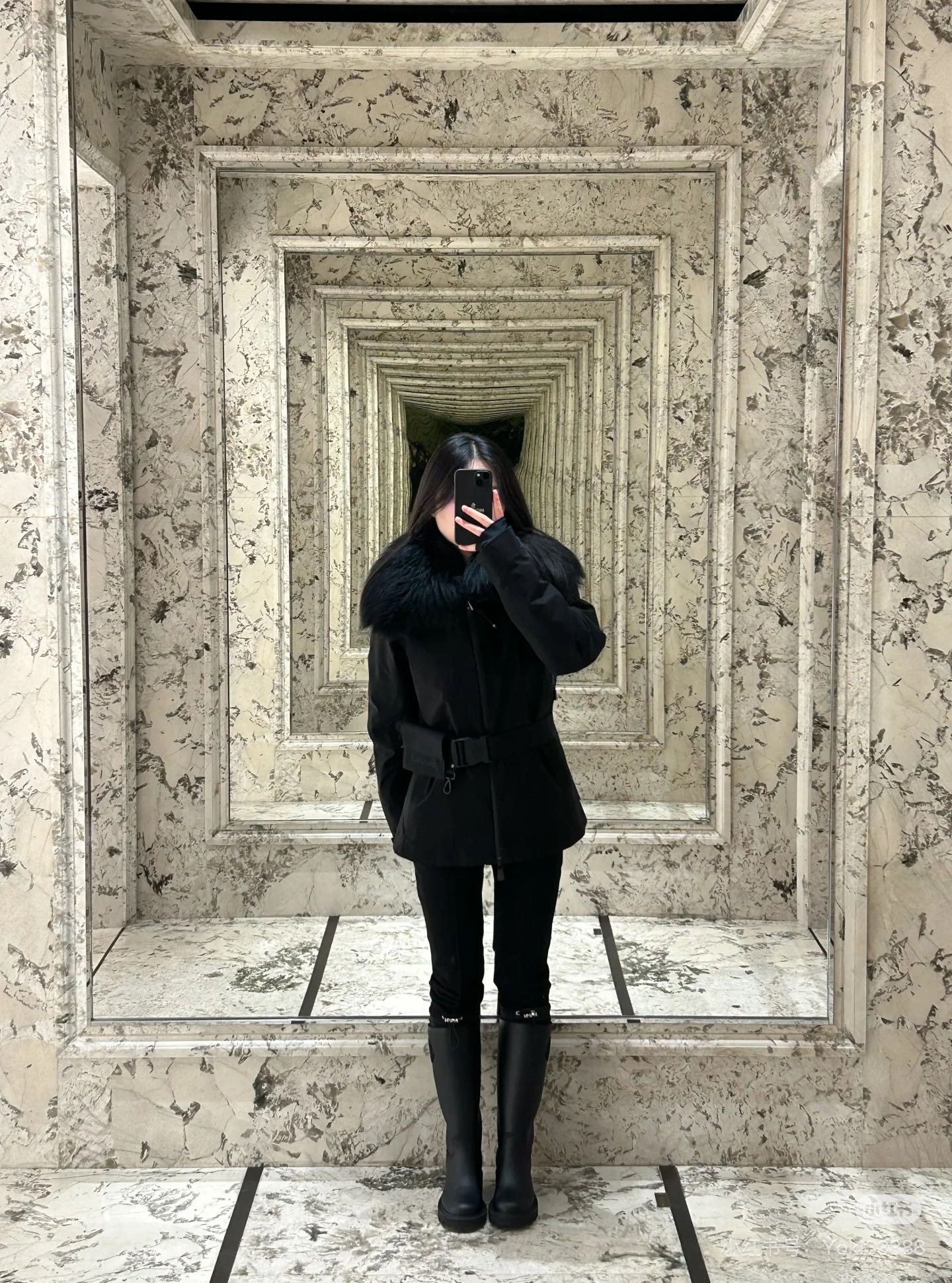 Monc NEW Belted down jacket