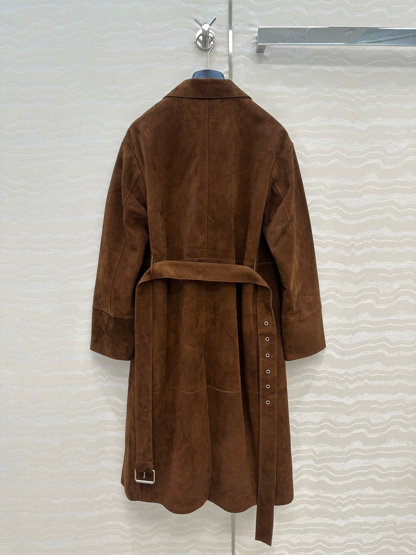 Row NEW leather trench coat
