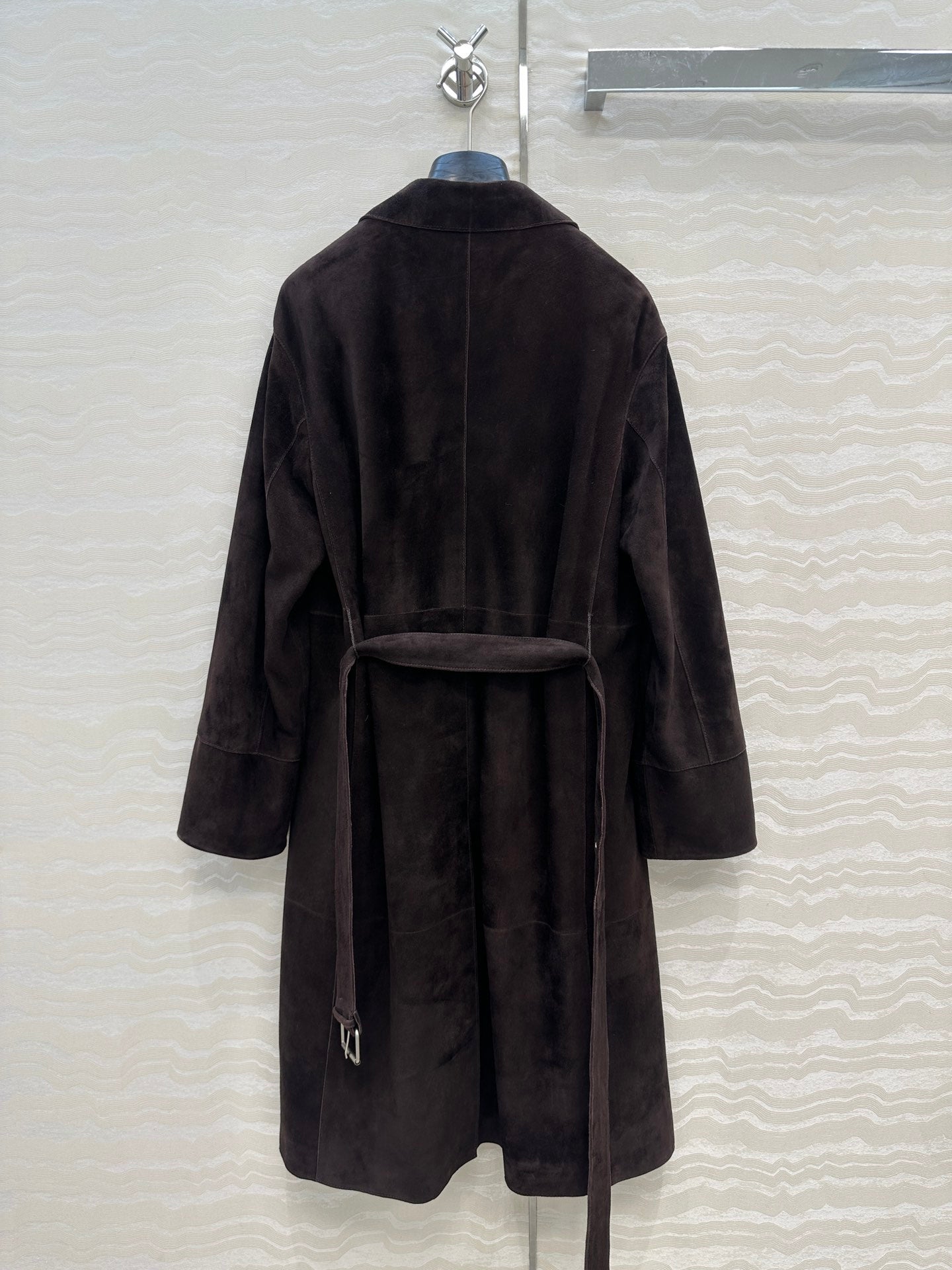 Row NEW leather trench coat